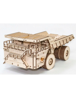 Деревянный 3D-конструктор Eco Wood Art BELAZ 75710