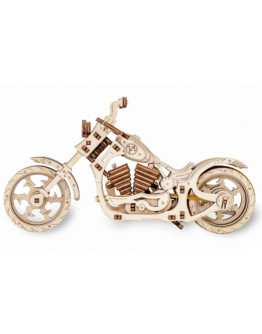 Деревянный 3D-конструктор Eco Wood Art Мотоцикл Cruiser