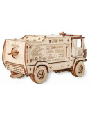 Игры и развлечения: Деревянный 3D-конструктор Eco Wood Art МАЗ-5309RR 1:30 Деревянный 3D-конструктор Eco Wood Art МАЗ-5309RR 1:30