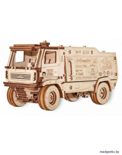 Деревянный 3D-конструктор Eco Wood Art МАЗ-5309RR 1:30