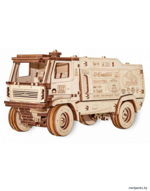 Деревянный 3D-конструктор Eco Wood Art МАЗ-5309RR 1:30