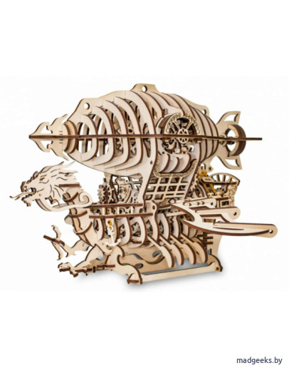 Деревянный 3D-конструктор Eco Wood Art Дирижабль Skylord