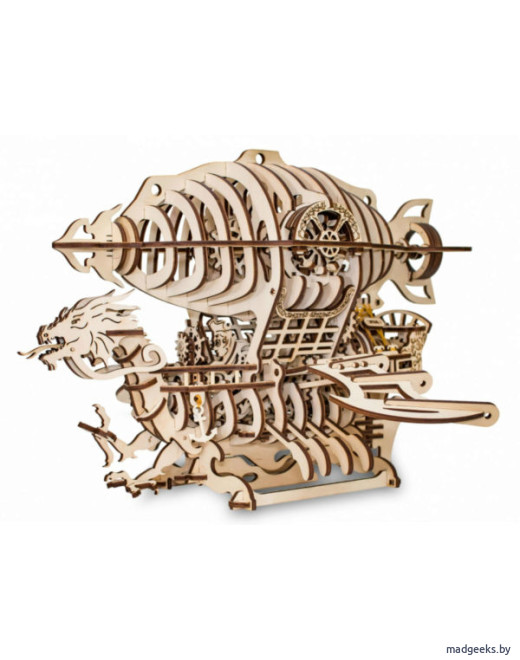 Деревянный 3D-конструктор Eco Wood Art Дирижабль Skylord