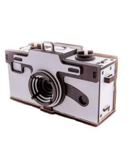 Деревянный 3D-конструктор IQ GEARS Фотокамера Pinhole