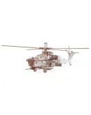 Деревянный 3D-конструктор Lemmo Вертолет Ночной охотник