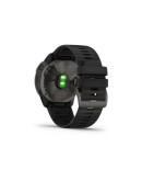 Спортивные часы Garmin Fenix 6X Pro Solar титановые серые DLC с черным ремешком
