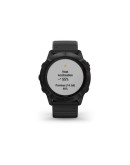 Спортивные часы Garmin Fenix 6X Pro черные с черным ремешком