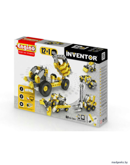 Конструктор Engino PICO BUILDS/INVENTOR Спецтехника (12 моделей)