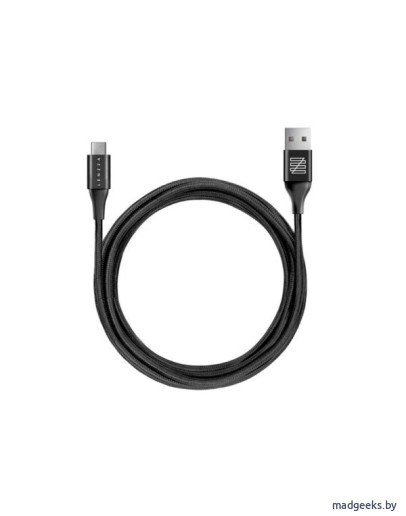 Кабель Lenzza Nylon Braided USB Type-C (кевларовый, 2 м)