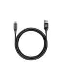 Кабель Lenzza Nylon Braided Lightning (кевларовый, 1,2 м)