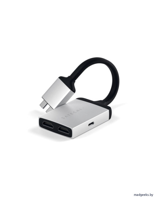 Адаптер-переходник Satechi Type-C Dual HDMI Adapter