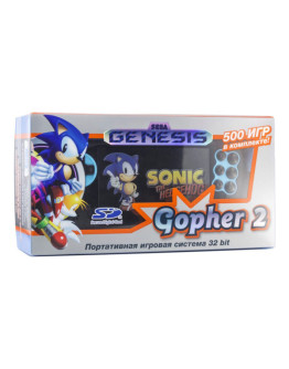 Игровая приставка со встроенными играми Sega Genesis Gopher 2 (500 игр)