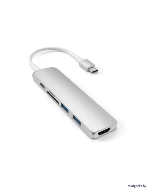 Адаптер-переходник Satechi SLIM Type-C MultiPort Adapter V2