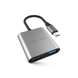 Адаптер Hyper HyperDrive 4K HDMI 3-in-1 USB-C Hub