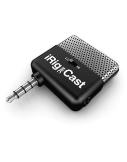 Компактный микрофон IK Multimedia iRig Mic Cast для устройств iOS и Android