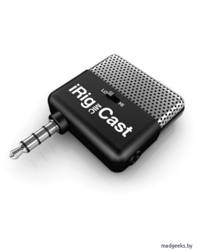 Компактный микрофон IK Multimedia iRig Mic Cast для устройств iOS и Android