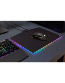 Тканевый коврик для игровой мыши Corsair Gaming MM800 RGB POLARIS Mouse Pad Cloth Edition (EU)