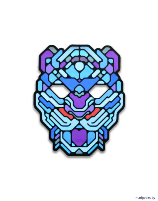 Cветовая маска с датчиком звука GeekMask Cyber Tiger