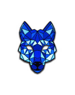 Cветовая маска с датчиком звука GeekMask Cyber Wolf