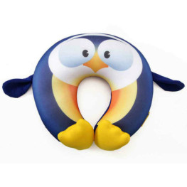 Детская подушка для путешествий Travel Blue Fun Pillow Пингвин с наполнителем из микробисера (234)