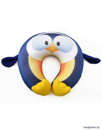 Детская подушка для путешествий Travel Blue Fun Pillow Пингвин с наполнителем из микробисера (234)