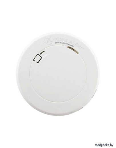 Датчик дыма и угарного газа First Alert Photoelectric Smoke and Carbon Monoxide Alarm со встроенной батареей