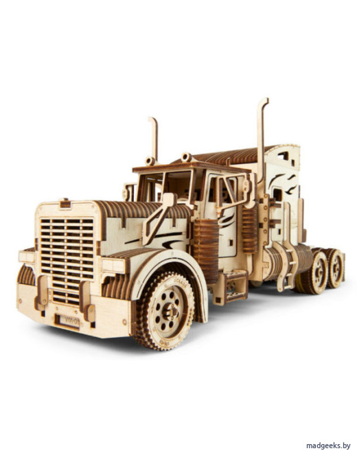 3D-пазл UGears Тягач (Heavy Boy Truck VM-03)