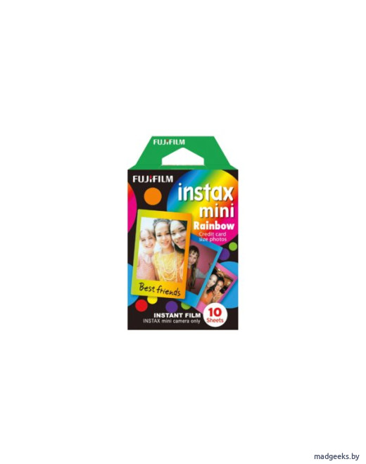 Фотопленка Fujifilm Colorfilm Instax Mini Rainbow (10 шт.)