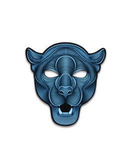 Cветовая маска с датчиком звука GeekMask Jaguar