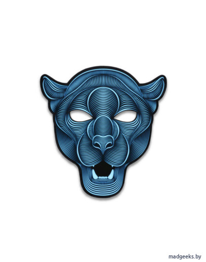 Cветовая маска с датчиком звука GeekMask Jaguar