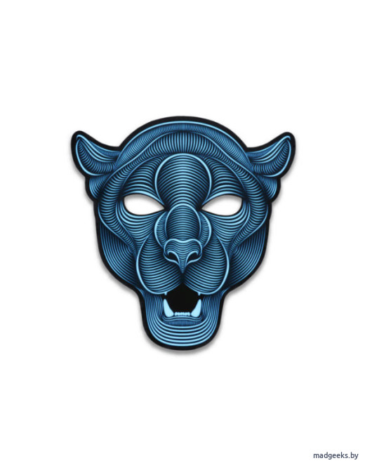 Cветовая маска с датчиком звука GeekMask Jaguar