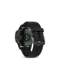 Спортивные часы Garmin Fenix 5 Sapphire черные с черным ремешком и HRM-Tri