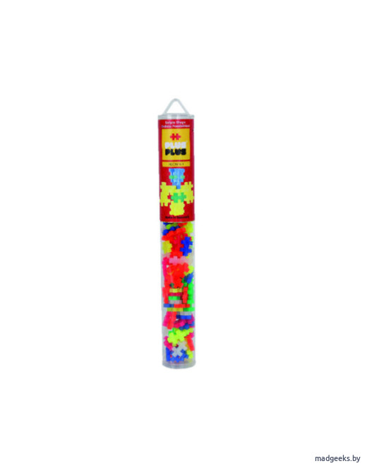 Игрушка-конструктор Plus-Plus Mini 100 Neon