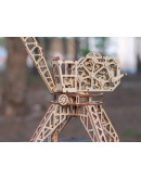 Механический 3D-пазл из дерева Wood Trick Строительный кран