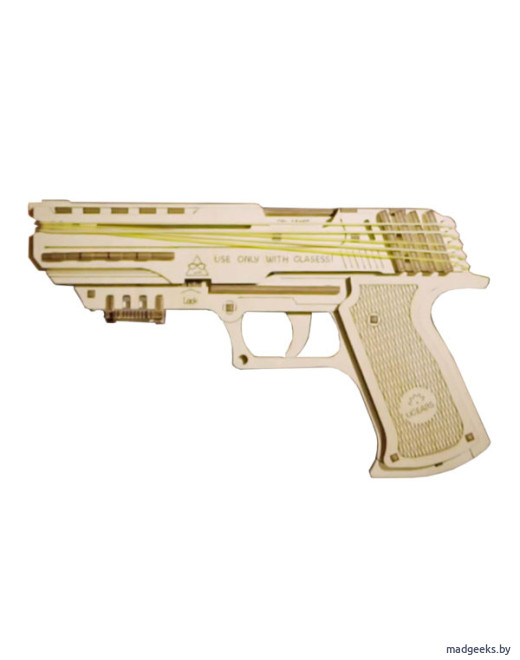 3D-пазл UGears Пистолет Вольф-1 (Wolf-01 Gun)
