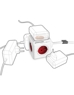 Разветвитель Allocacoc PowerCube Extended (1,5 м)