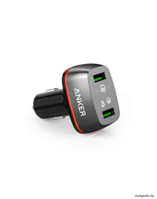 Автомобильное зарядное устройство Anker PowerDrive+ 2 с функцией быстрой зарядки (A2224)