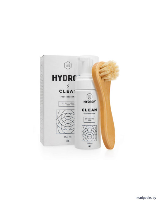 Сухая пенящаяся чистка для кроссовок и классической обуви HYDROP Clean
