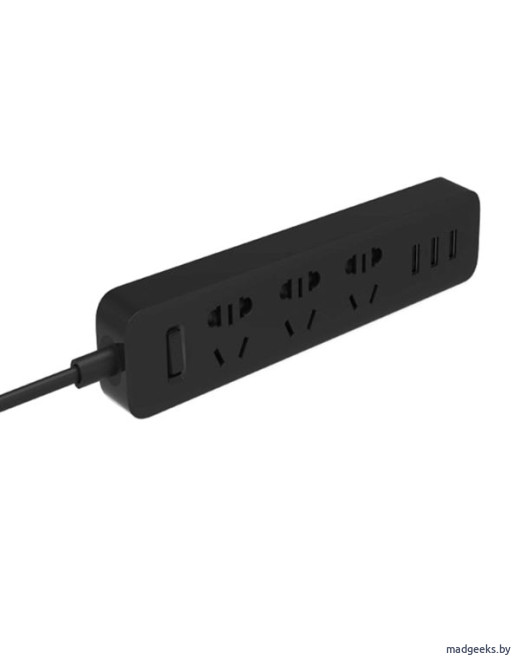 Удлинитель Xiaomi Mi Power Strip (3 розетки, 3 USB)