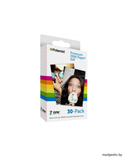 Фотобумага Polaroid Zink M230 2x3 Premium на 30 фото для Snap/Snap Touch/Z2300/Zip