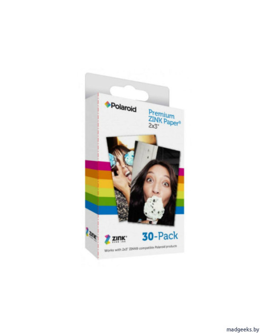 Фотобумага Polaroid Zink M230 2x3 Premium на 30 фото для Snap/Snap Touch/Z2300/Zip
