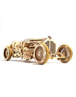 3D-пазл UGears Спорткар U-9 Гран-при (U-9 Grand Prix Car)