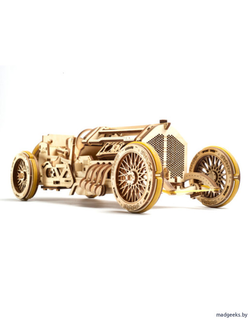 3D-пазл UGears Спорткар U-9 Гран-при (U-9 Grand Prix Car)