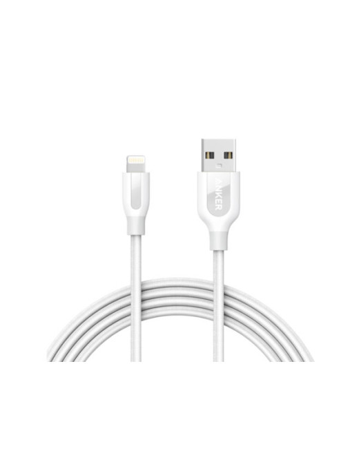 Кабель Anker PowerLine+ Lightning (0,9 м) с чехлом в комплекте (A8121)
