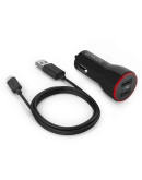 Автомобильное зарядное устройство Anker PowerDrive 2 с кабелем microUSB (B2310)