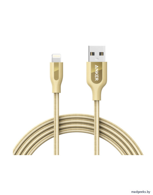 Кабель Anker PowerLine+ Lightning (0,9 м) новая упаковка (A8121)