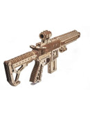 Механическая сборная модель Wood Trick Штурмовая винтовка AR-T