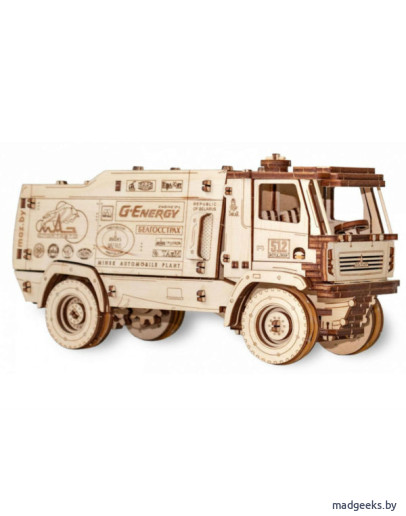 Деревянный 3D-конструктор Eco Wood Art МАЗ-5309RR 1:20