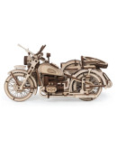 Деревянный 3D-конструктор Армия России Мотоцикл с коляской