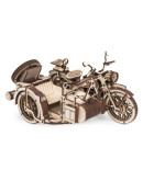 Деревянный 3D-конструктор Армия России Мотоцикл с коляской